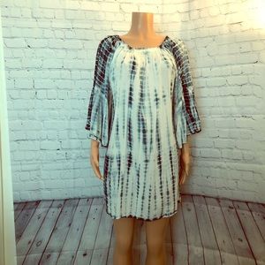 Black and white Tie Dye dress.